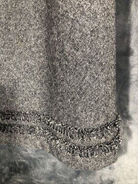 Ann Taylor Women's Gray Stretch Knee Length Lined ￼A-Line Skirt Size 6